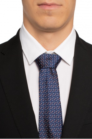 Embroidered silk tie, zdjęcie 2 Embroidered silk tie od Lanvin